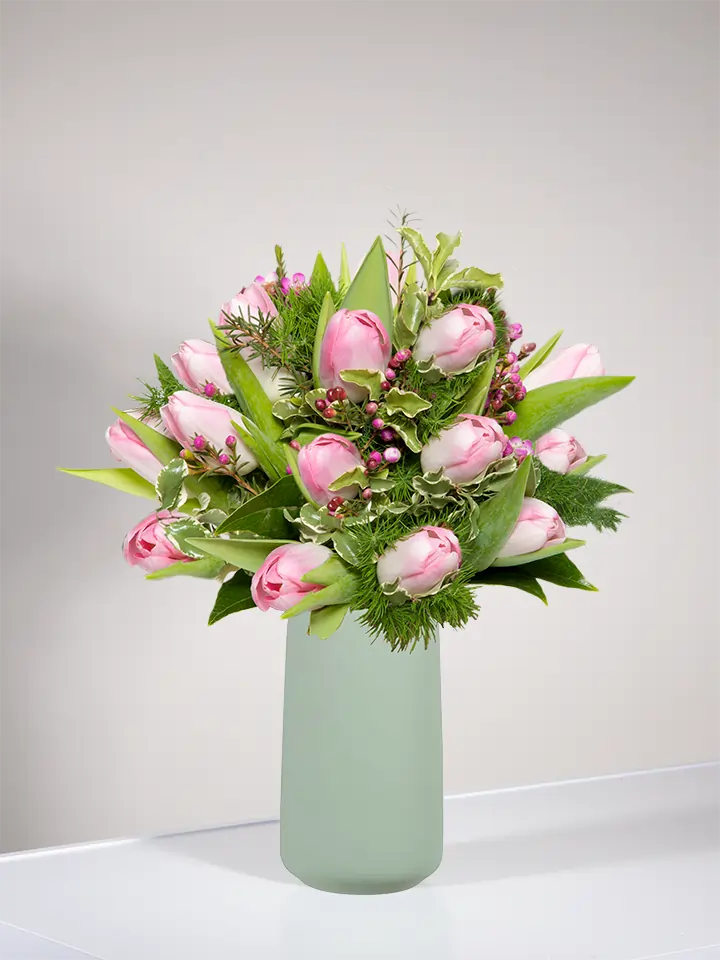 Bouquet tulipani rosa